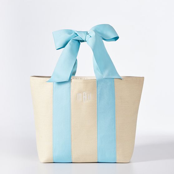 Ribbon Bow Bag - Blue Ribbon