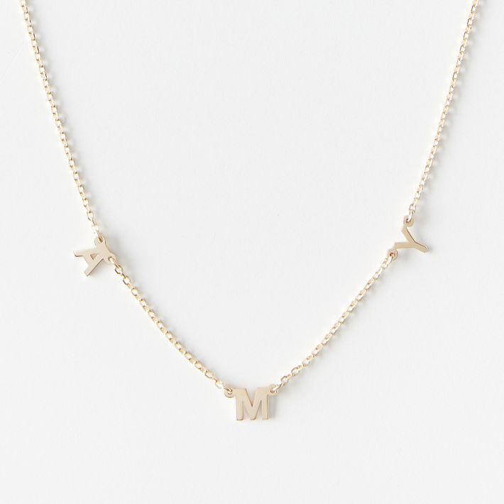 Sarah Chloe Multi-Initial Necklace Mark and Graham