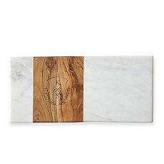 Wood and Marble Rectangle Cheese Board