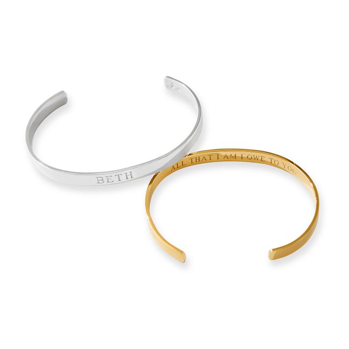 Ciela Personalized Cuff Bracelet Mother of the Bride Groom - Main Image