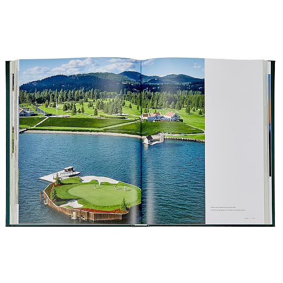 Leather Bound &quot;Ultimate Golf&quot; Book