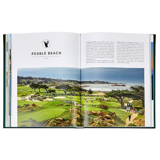 Leather Bound &quot;Ultimate Golf&quot; Book