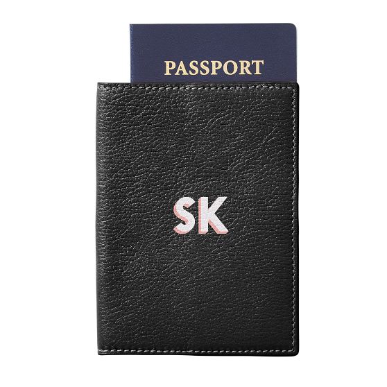 Personalized Leather Passport Case (LR)