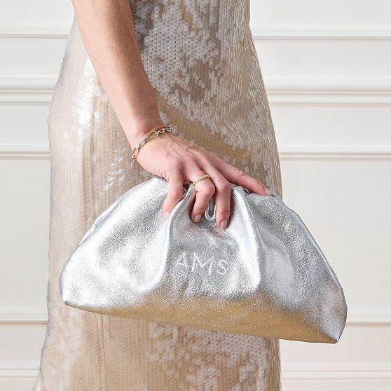 Amalia Italian Leather Clutch