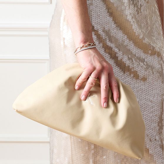 Amalia Italian Leather Clutch