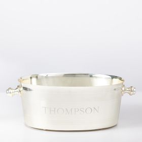 Personalized Silver Etched Party Tub