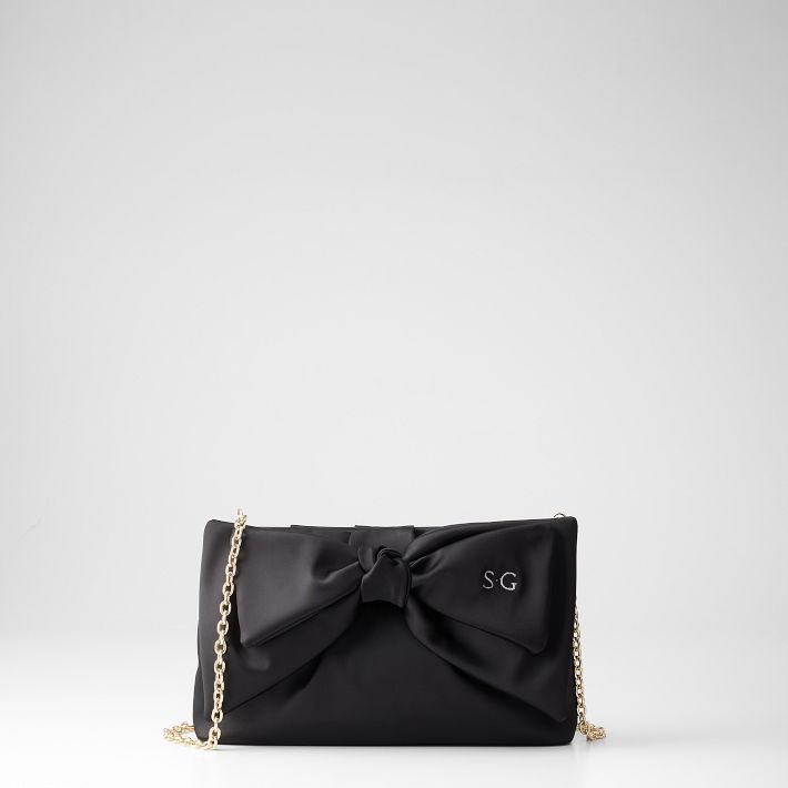 Satin Bow Clutch Mark and Graham