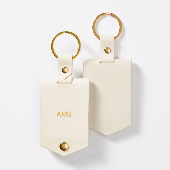 Leather Photo Keychain Mark and Graham