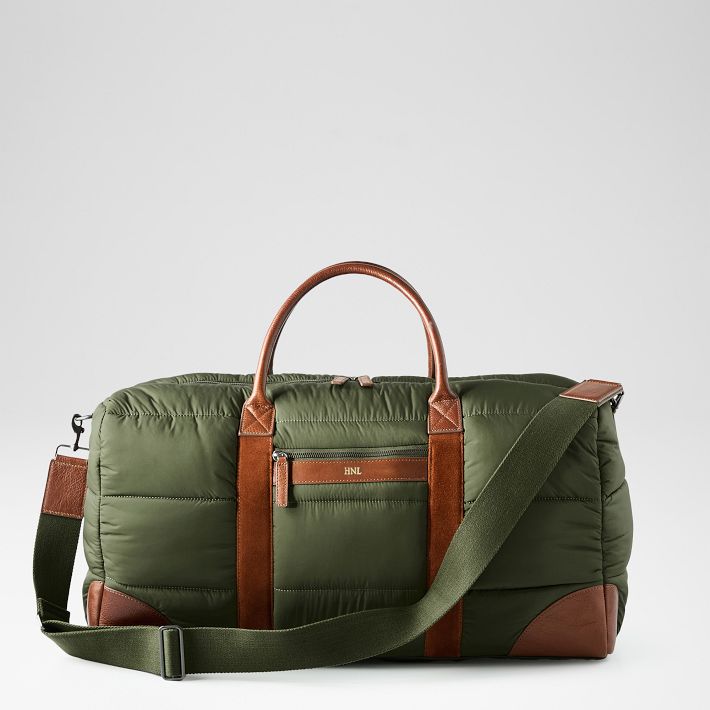 Highline Weekender - Green, “JRH” initial