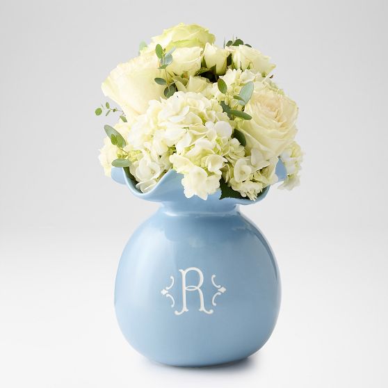 Ceramic Ruffle Vase