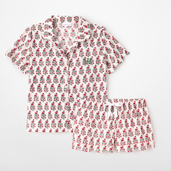 Block Print Short Pajama Set