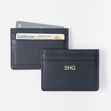 Personalized Blue Wallets | Mark and Graham