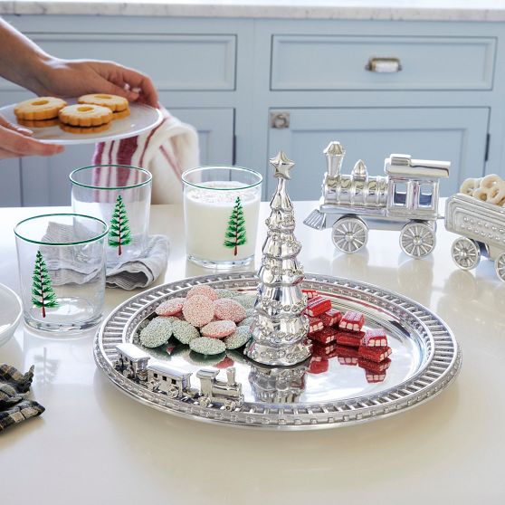 Christmas Train Serving Platter