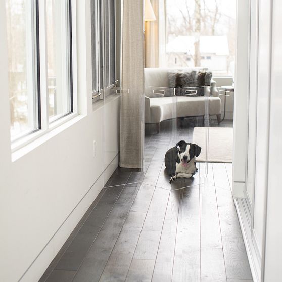 Hiddin Lucite Zig Zag Pet Gate