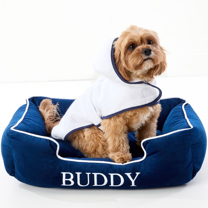 Jax Bones Personalized Dog Lounge Bed Mark and Graham