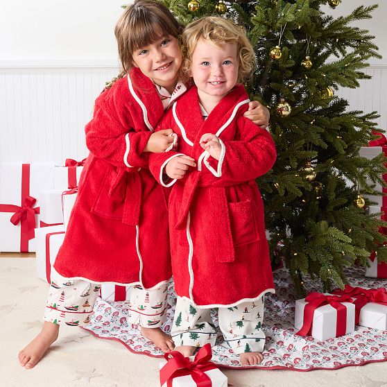 Kids Scalloped Bath Robe