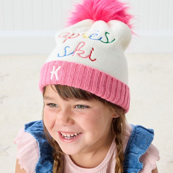 Baby + Kids Faux Fur Pom Pom Hat