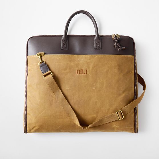 Jack Waxed Canvas Garment Bag