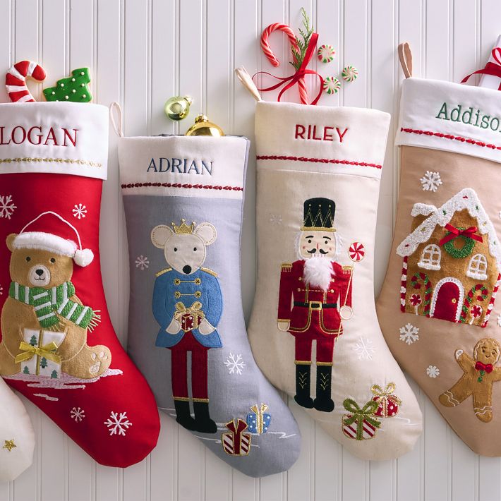 Applique Holiday Stocking