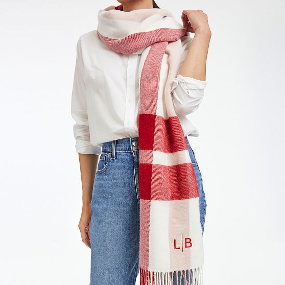 Mark &amp; Graham x Jennifer Lake Italian Blanket Scarf