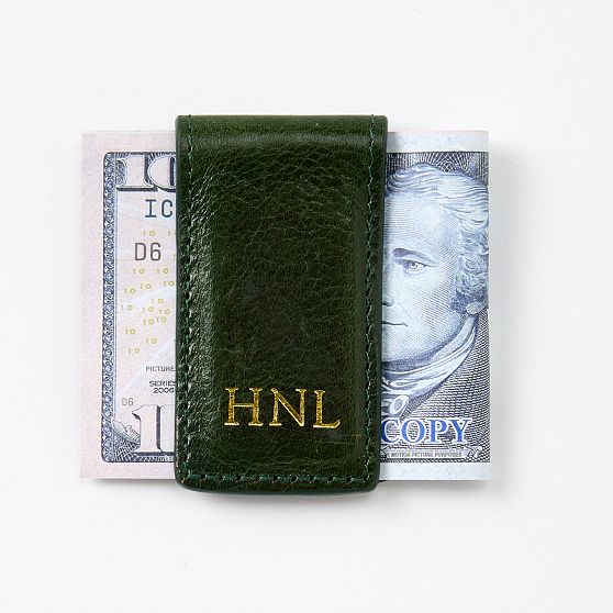 Marco Italian Leather Magnetic Money Clip