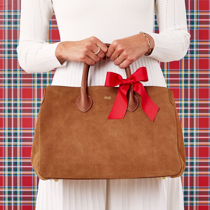Elisabetta Suede Handbag