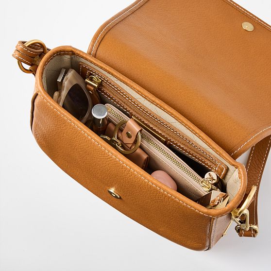 Jackson Sherpa and Suede Crossbody Bag