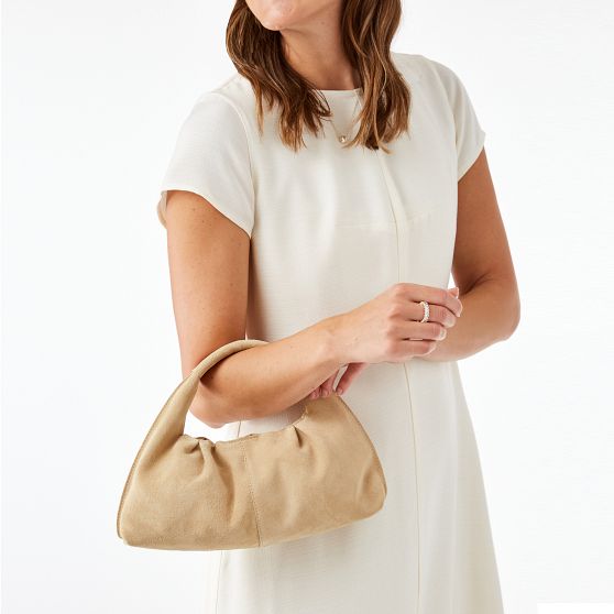 Soho Suede Gathered Handbag