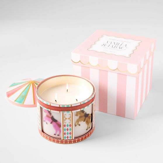 Vanilla &amp; Tabac Carousel 3-Wick Candle