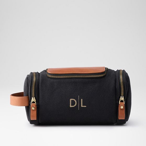 Graham Canvas and Leather Travel Pouch