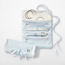 Satin Jewelry Roll Up