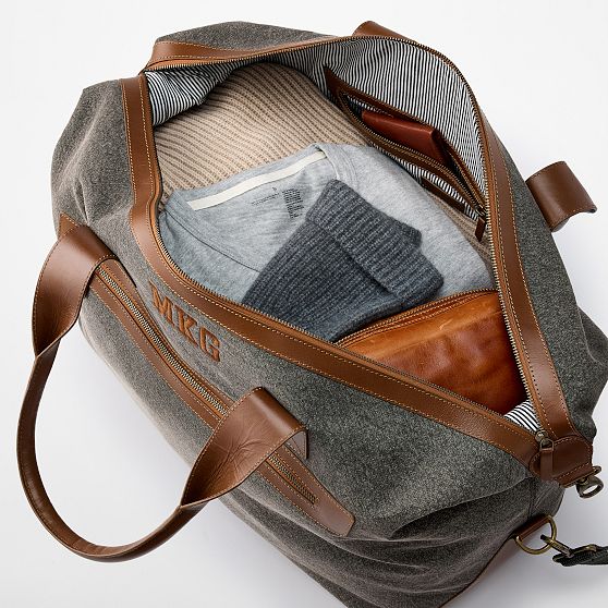 Wyatt Canvas and Leather Weekender