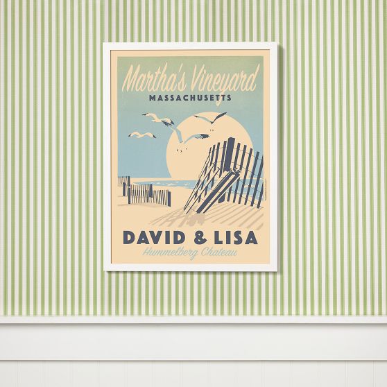 Beachside Personalized Wall Art