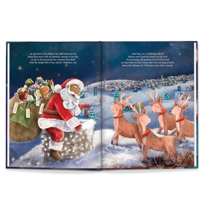 &quot;Our Family's Night Before Christmas&quot; Personalized Children's Book