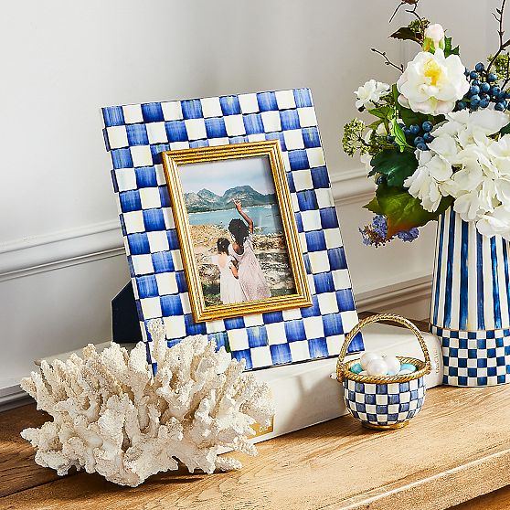 MacKenzie-Childs Check Photo Frame