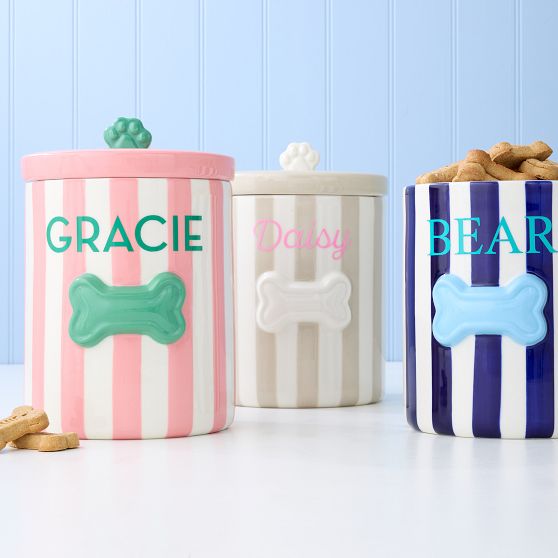 Ceramic Dog Treat Jar