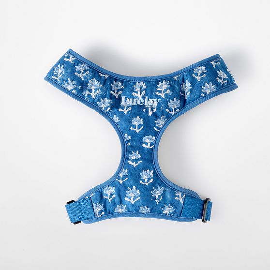 Block Print Dog Harness