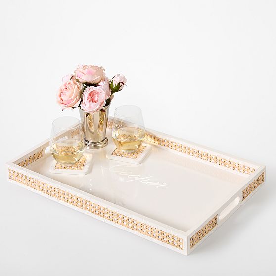 Caning Coasters, Set of 6