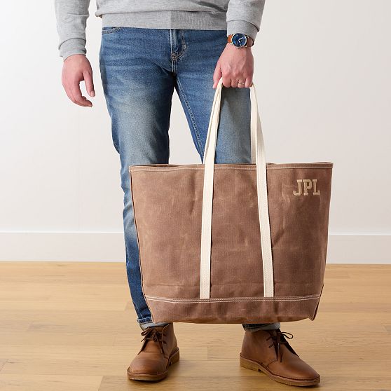 Mark &amp; Graham x Steele Waxed Canvas Tote