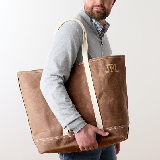 Mark &amp; Graham x Steele Waxed Canvas Tote