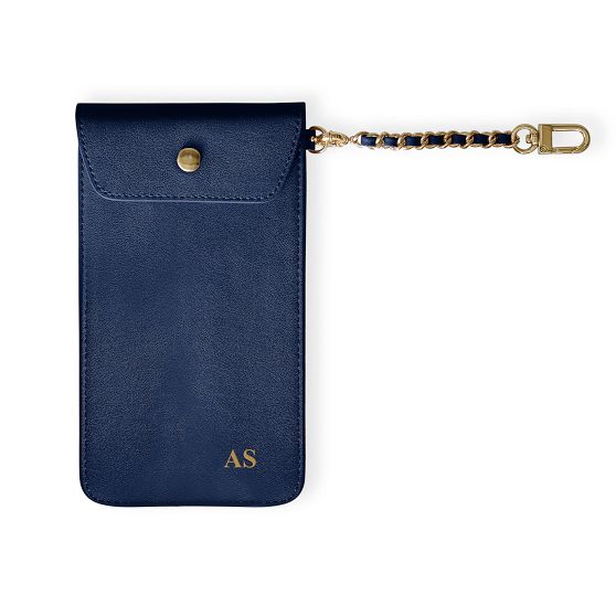 Chain Strap Leather Power Bank Case