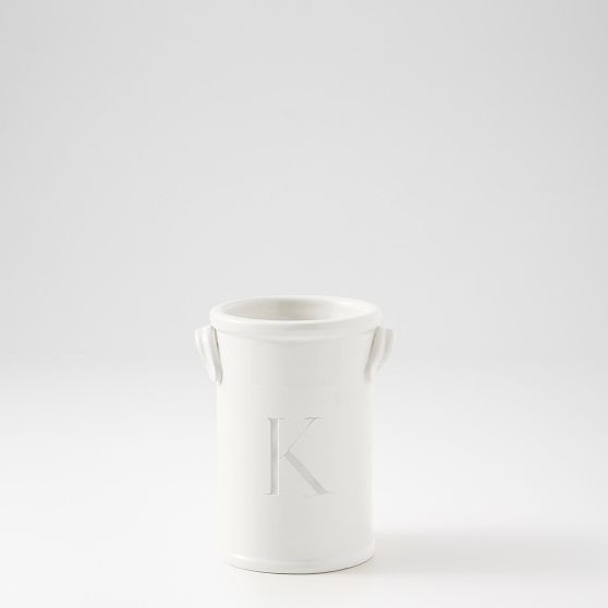 Monogrammed "C" Ceramic Wine Chiller