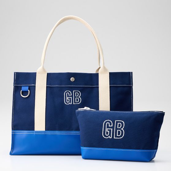 Mark &amp; Graham x Steele Canvas Boxy Tote and Pouch Set