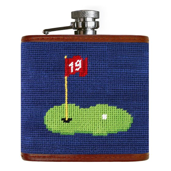 Smathers &amp; Branson Needlepoint Flask