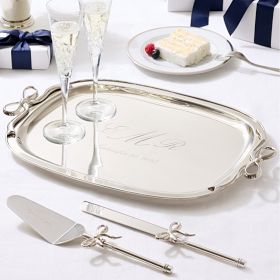 Celebration Bow Cake Serving Set