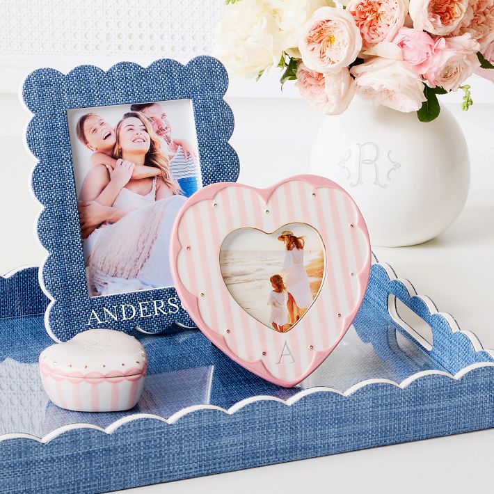 Heart Ceramic Picture Frame | Mark and Graham