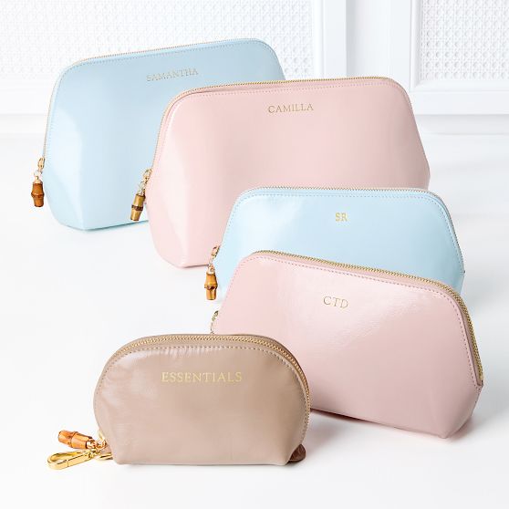 Patent Leather Travel Pouch