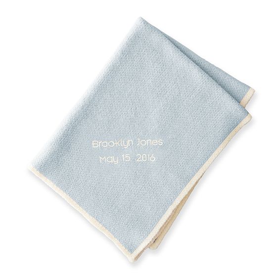 Solid Knit Baby Blanket