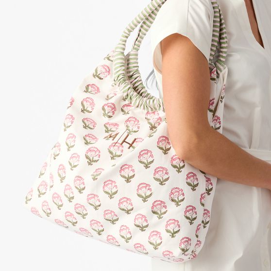 Block Print Canvas Tote​