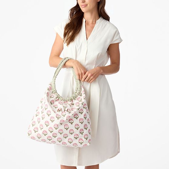 Block Print Canvas Tote​